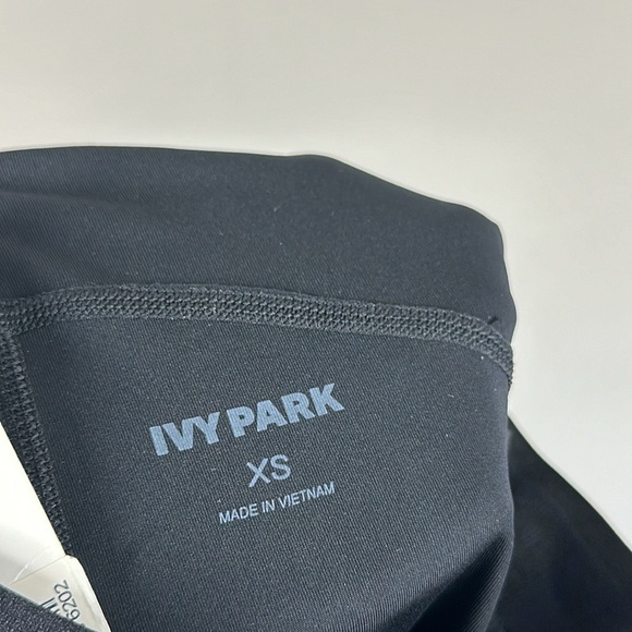 NWT Ivy Park Black Slash Leggings Size XS - Picture 11 of 14
